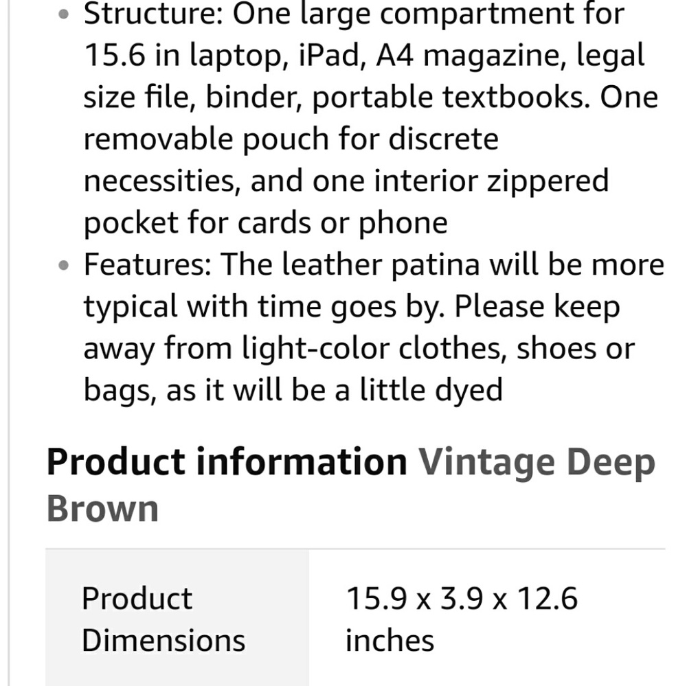BNWT S-ZONE Genuine Leather Shoulder Bag - Picture 8 of 8